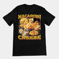 Macaroni Cheese t-shirt (backprint) - Black / S