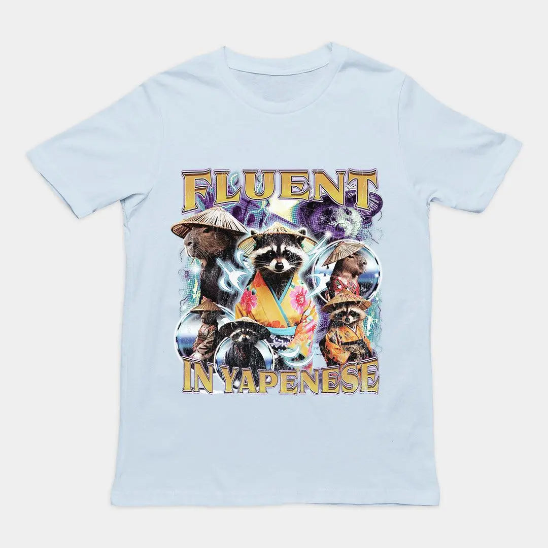 Fluent in Yapenese t-shirt - Orbital Clothing