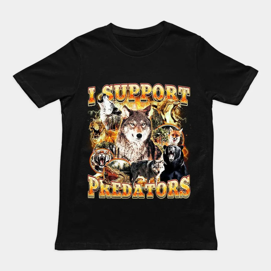 I Support Predators t-shirt - Orbital Clothing
