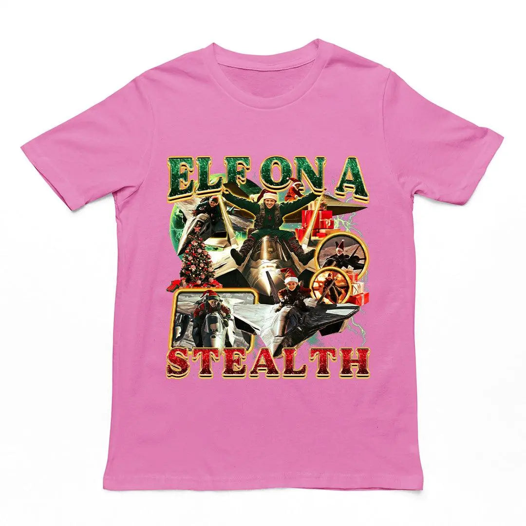 Elf on a Stealth T-Shirt - Orbital Clothing