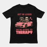 Stap in Loser We gaan naar Therapie T-shirt