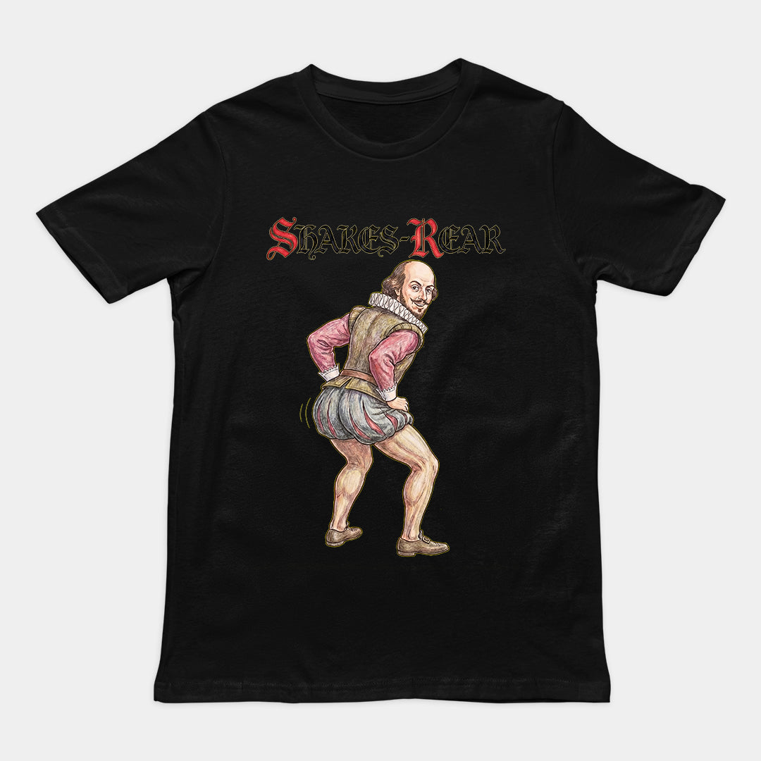 Shakes-Rear (William Shakesrear) T-Shirt Orbital Clothing