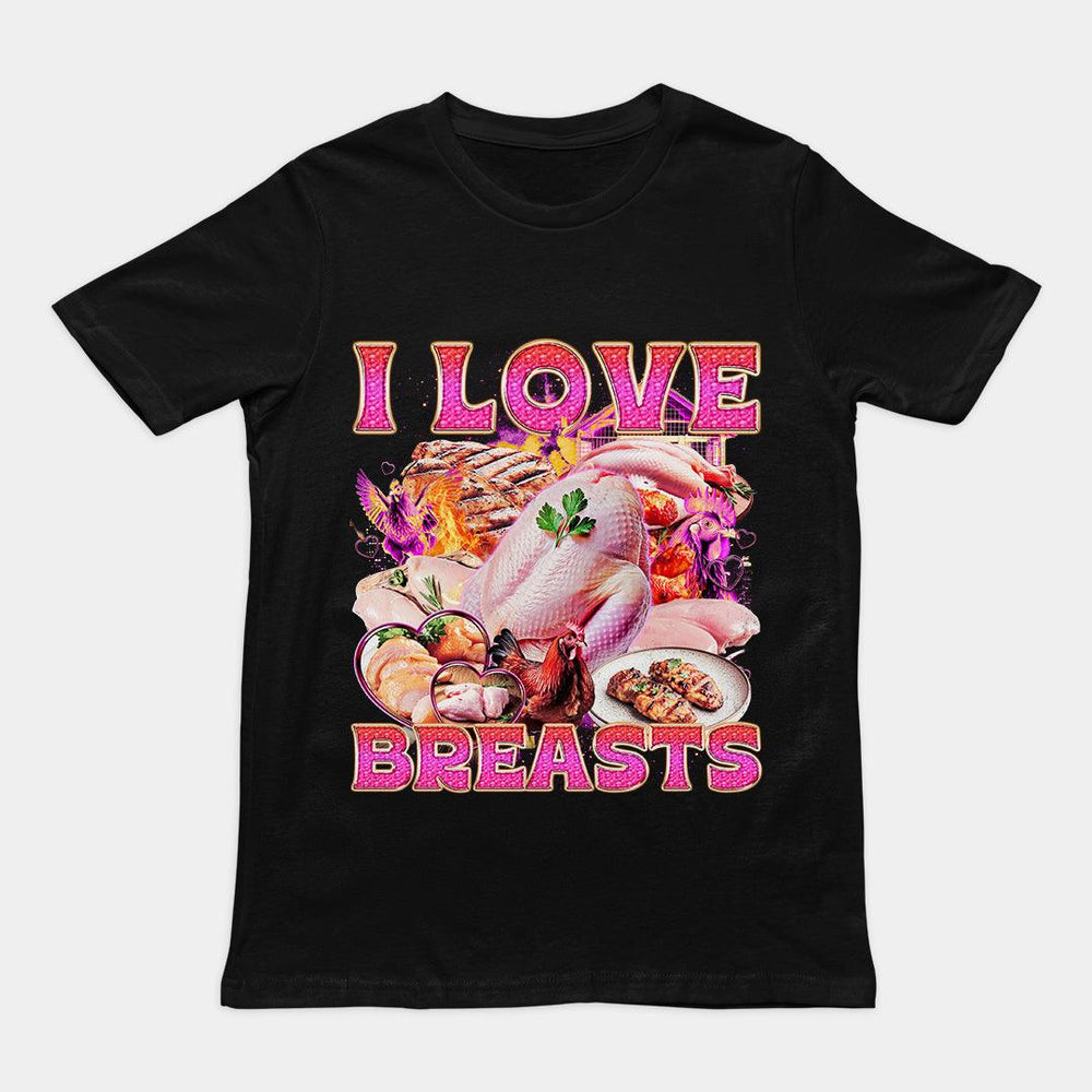 I Love Breasts T-Shirt - Orbital Clothing