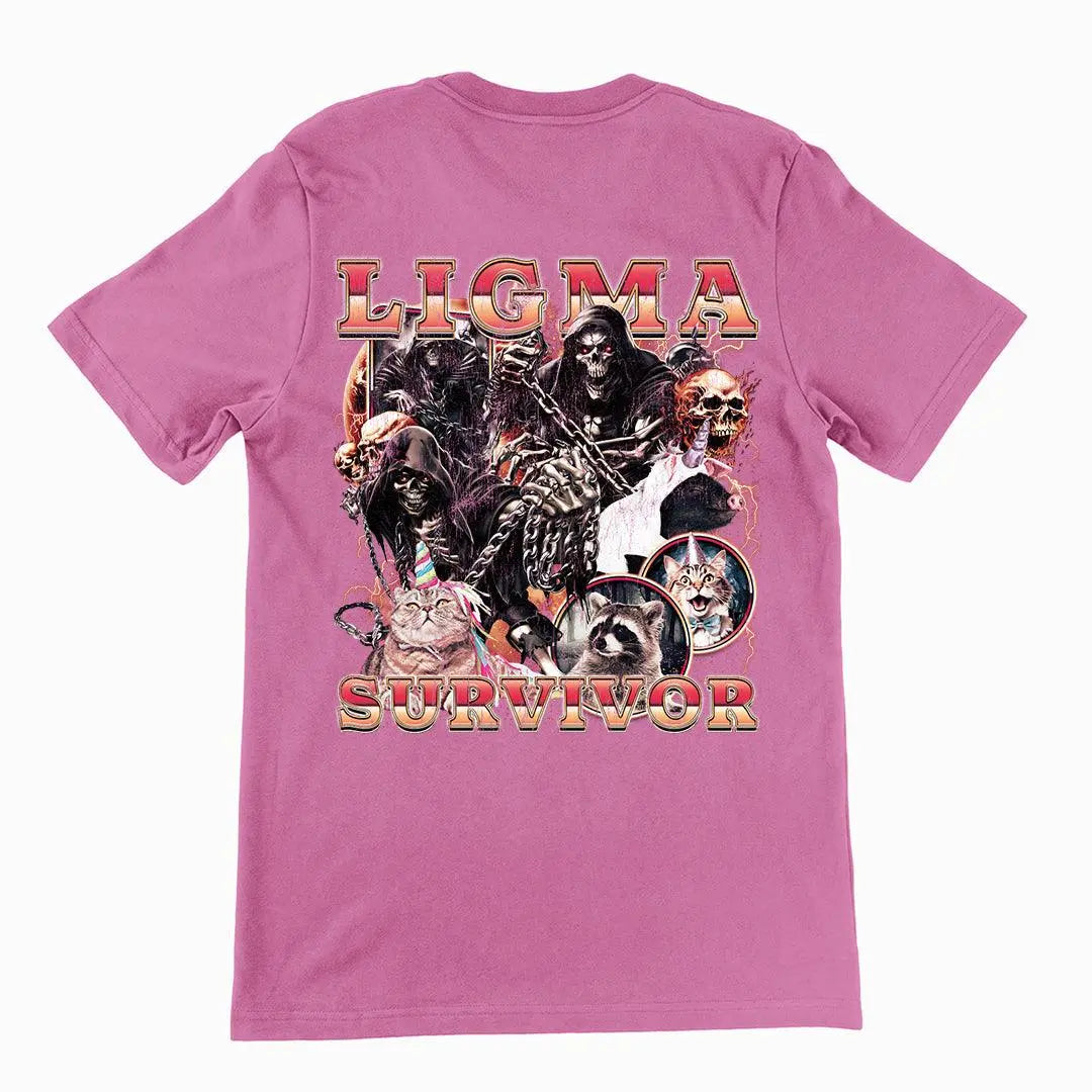 Ligma Survivor t-shirt (backprint) - Orbital Clothing