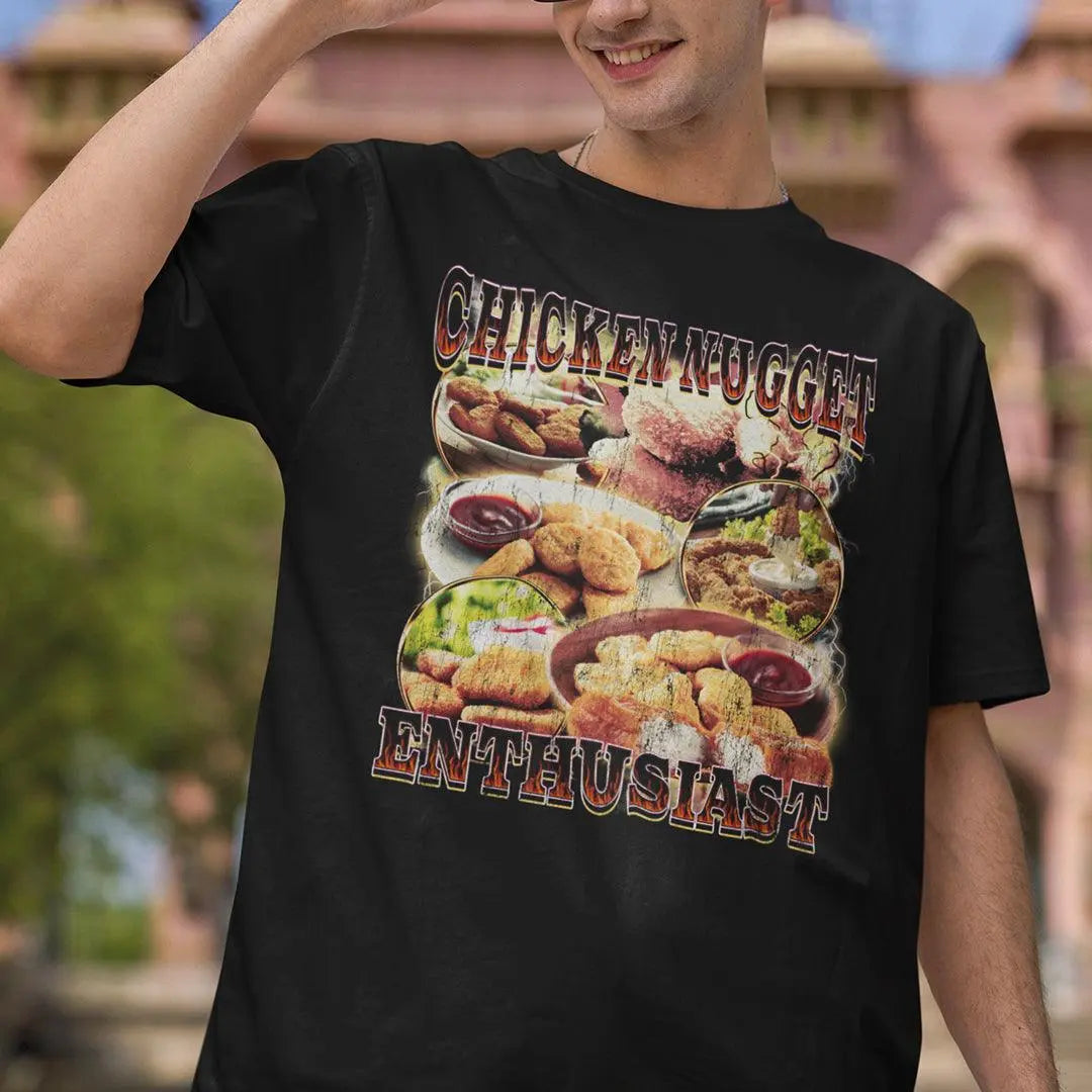 Chicken Nugget Enthusiast t-shirt - Orbital Clothing