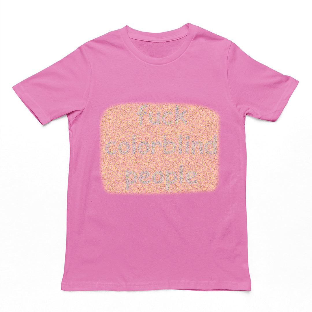 Colorblind People T-Shirt (backprint) Orbital Clothing