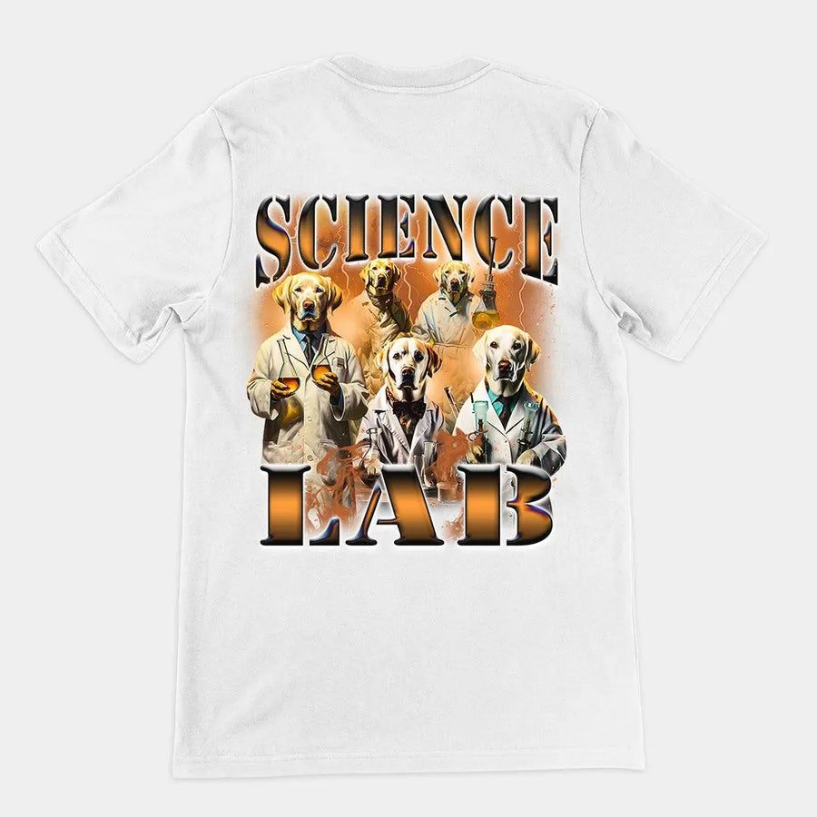 Science Lab t-shirt (backprint) - Orbital Clothing