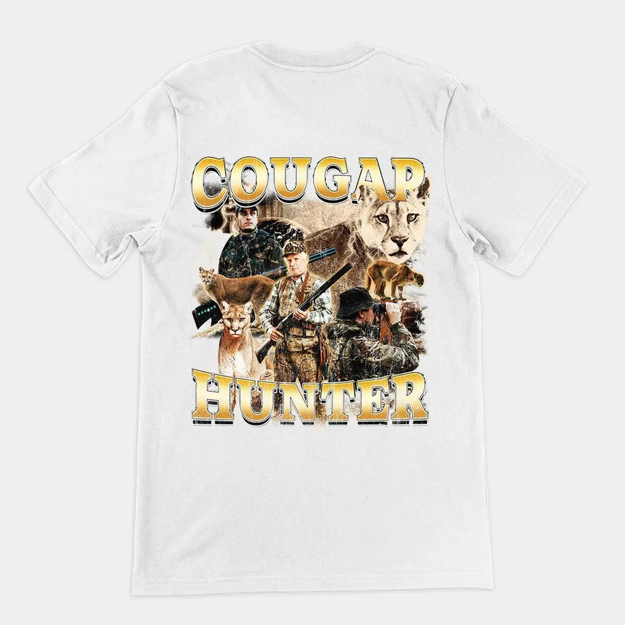 Cougar Hunter t-shirt (backprint) - Orbital Clothing