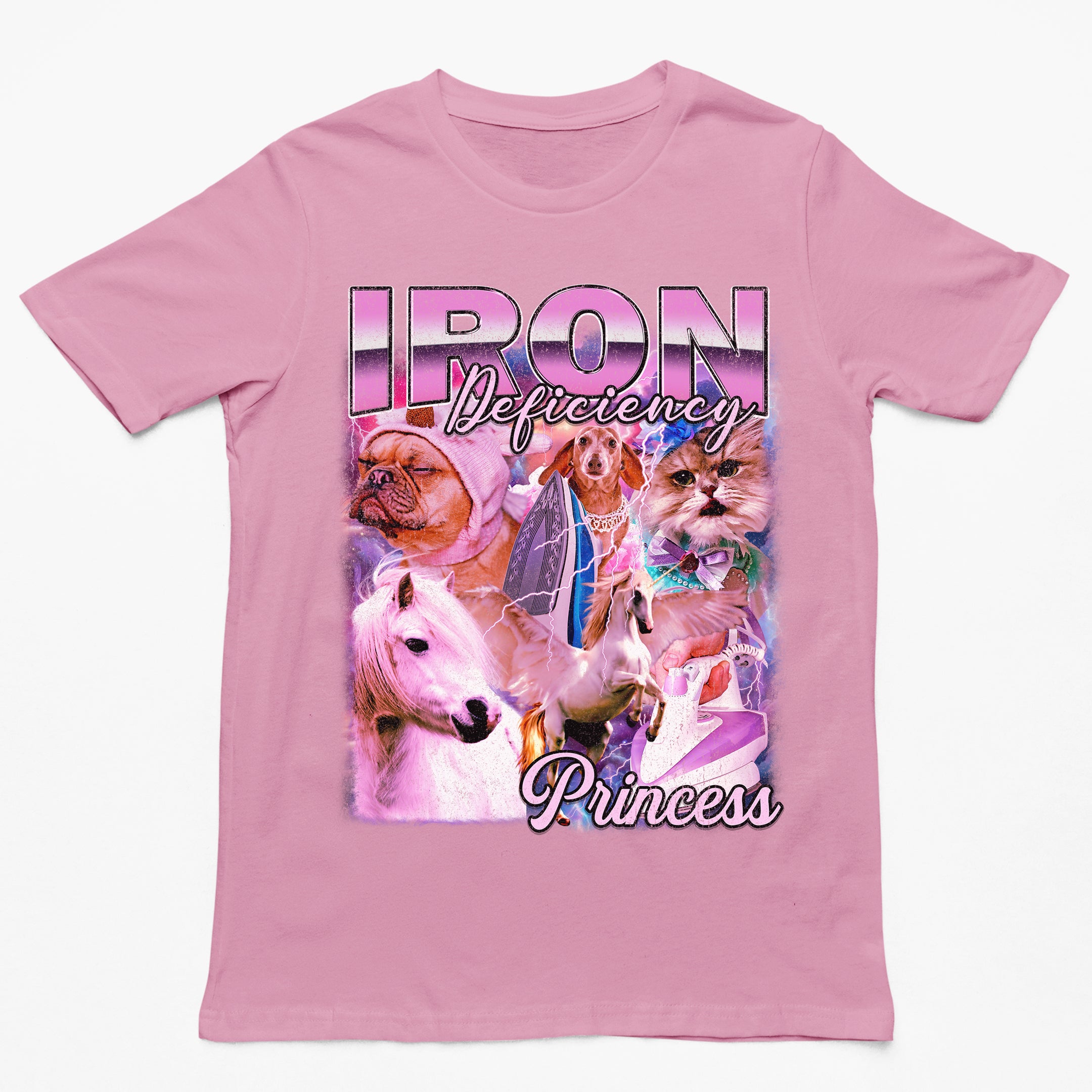 Iron Deficiency Princess Vintage Style T-Shirt