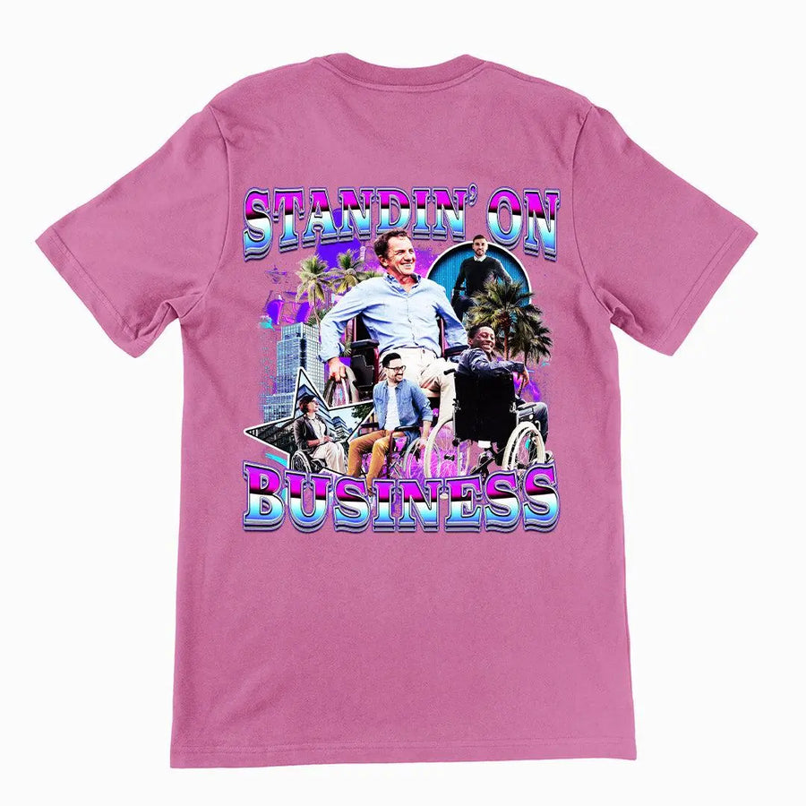 Standin on Business T-Shirt (backprint) - Orbital Clothing