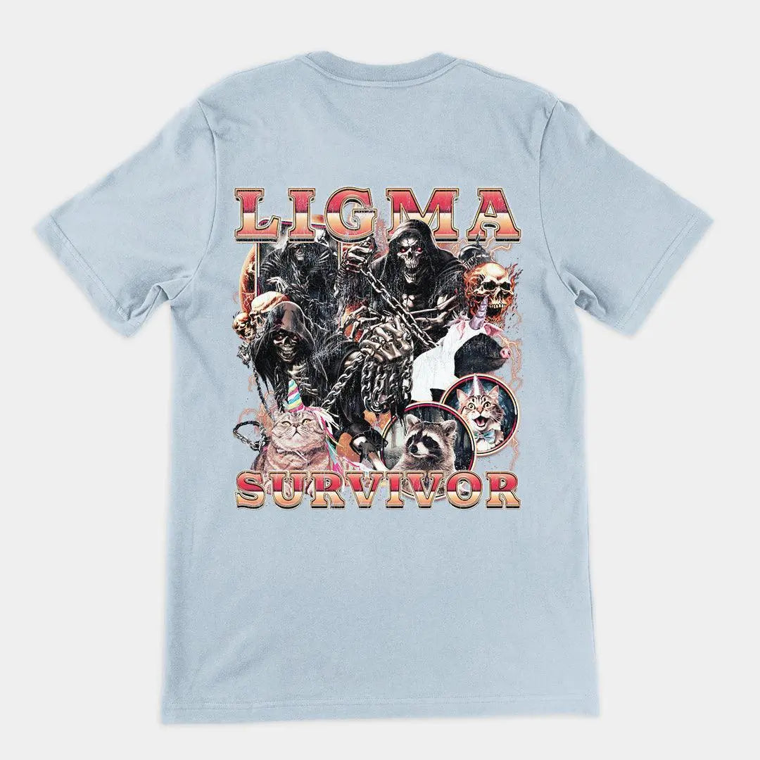 Ligma Survivor t-shirt (backprint) - Orbital Clothing