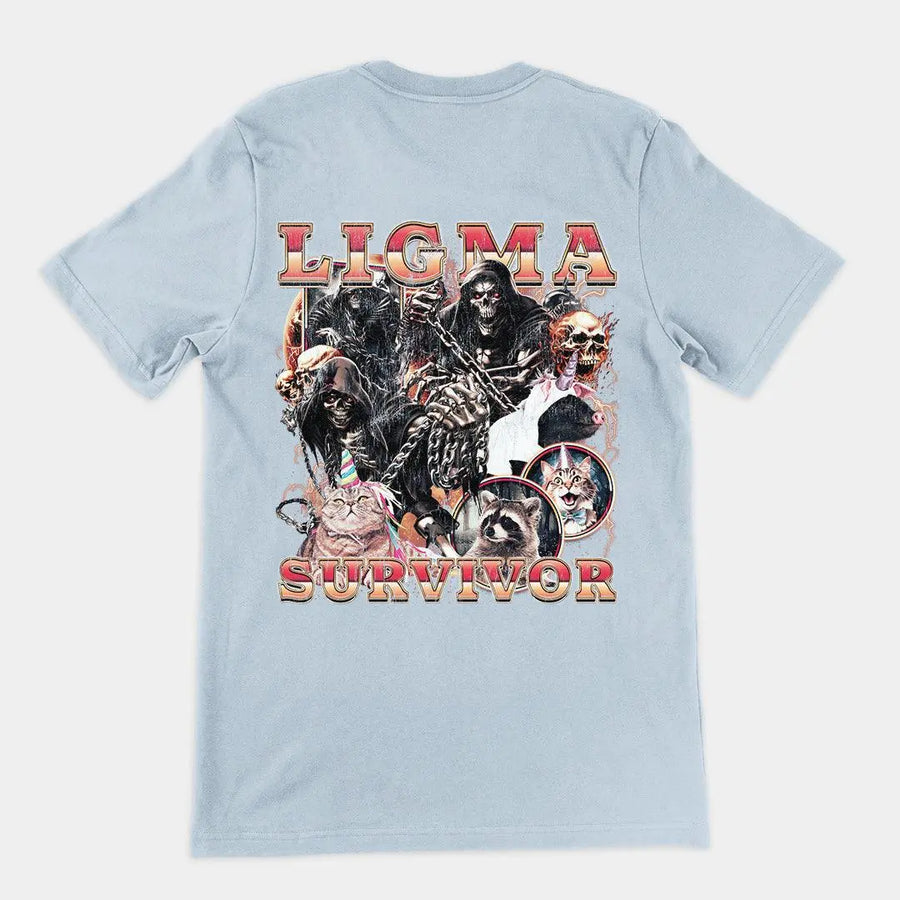 Ligma Survivor t-shirt (backprint) - Orbital Clothing
