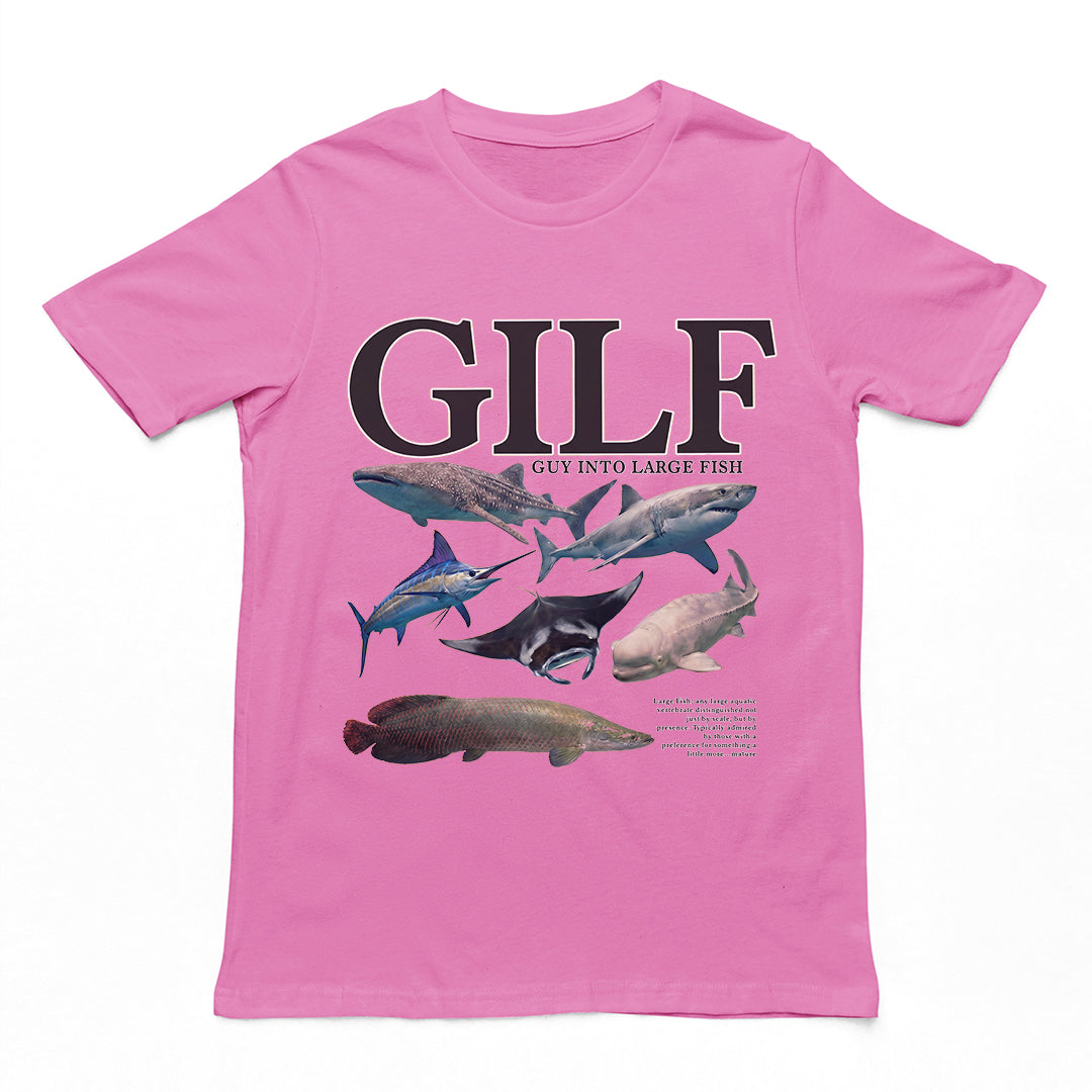GILF (guy into large fish) T-Shirt Orbital Clothing