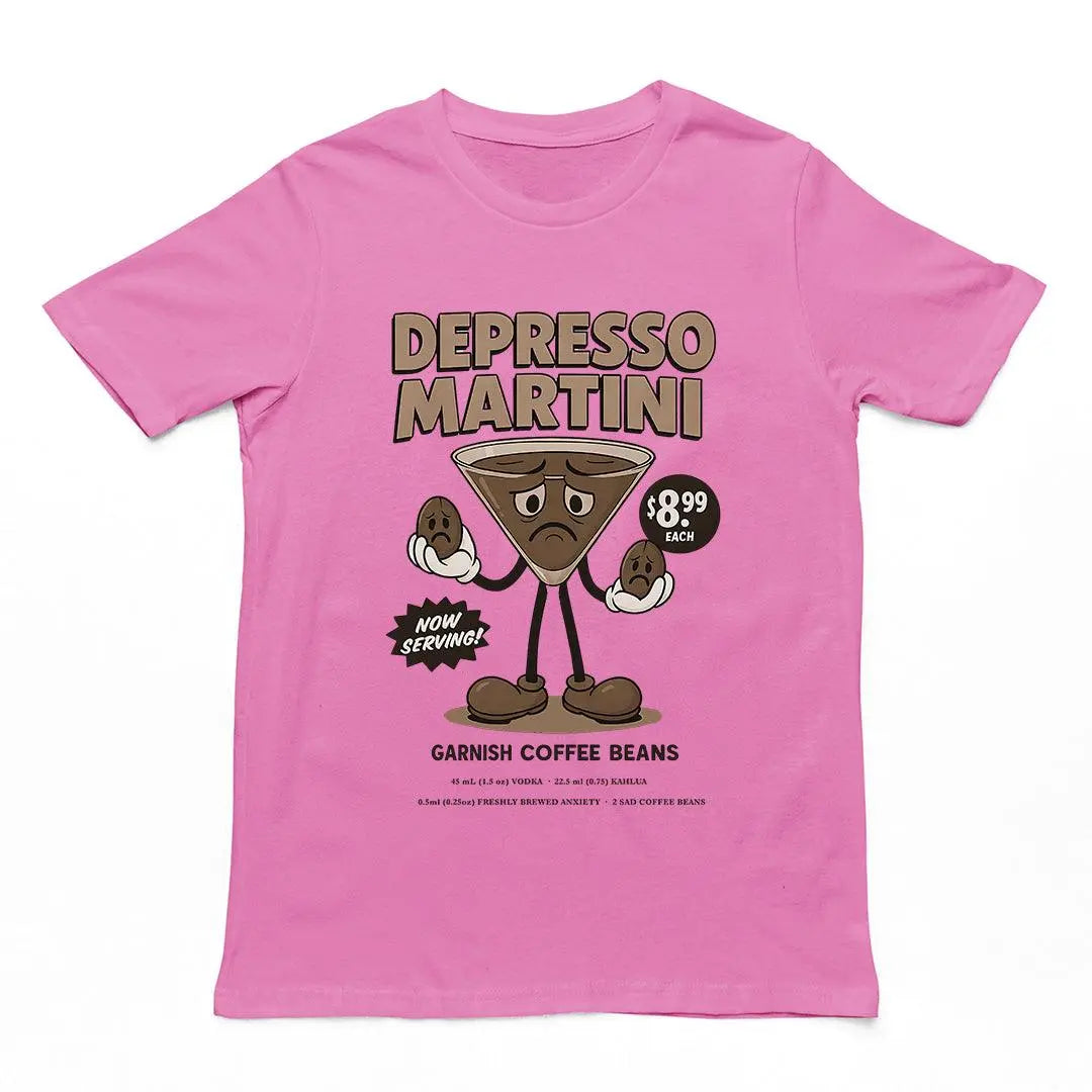 Depresso Martini T-Shirt - Orbital Clothing