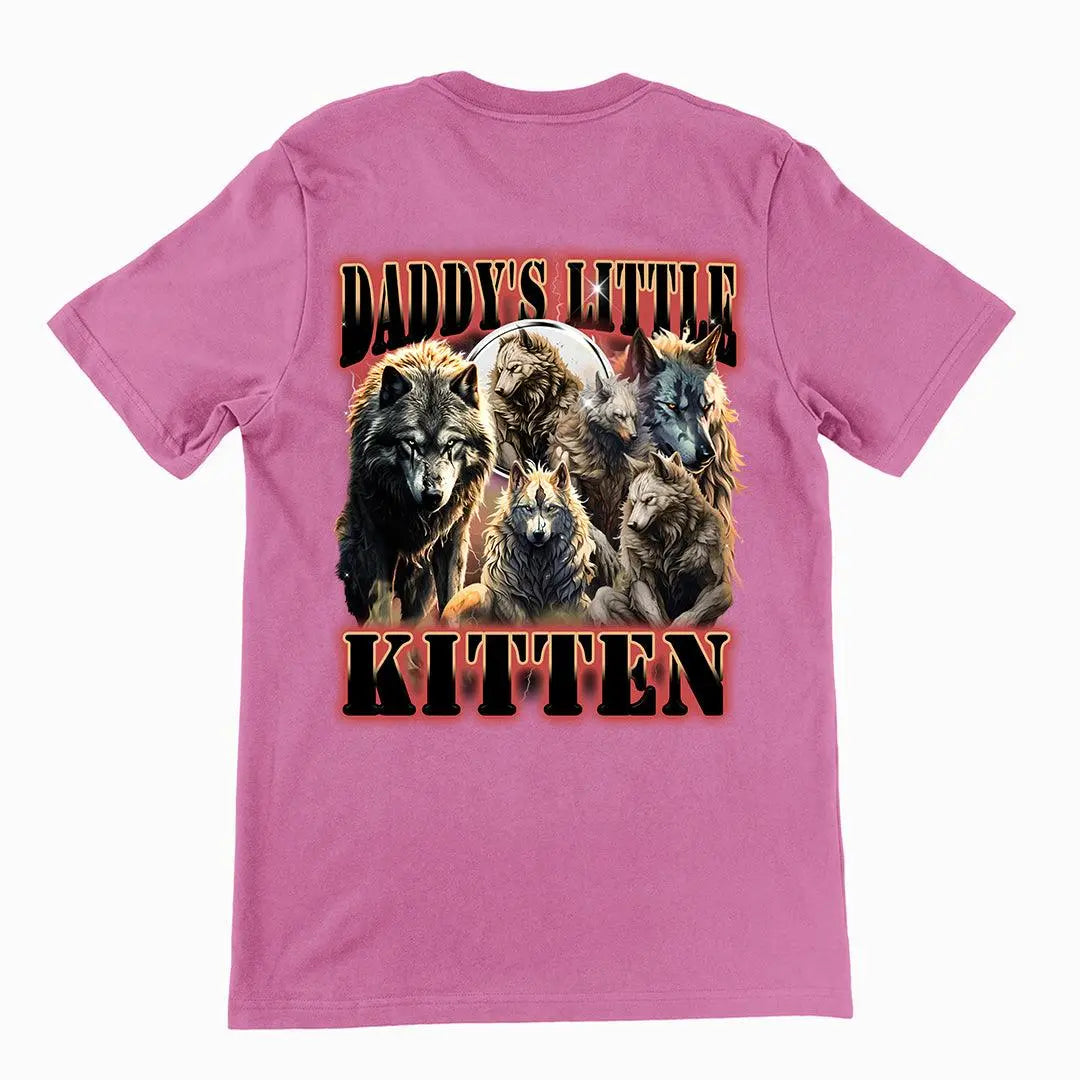 Daddy's Little Kitten t-shirt (backprint) - Orbital Clothing