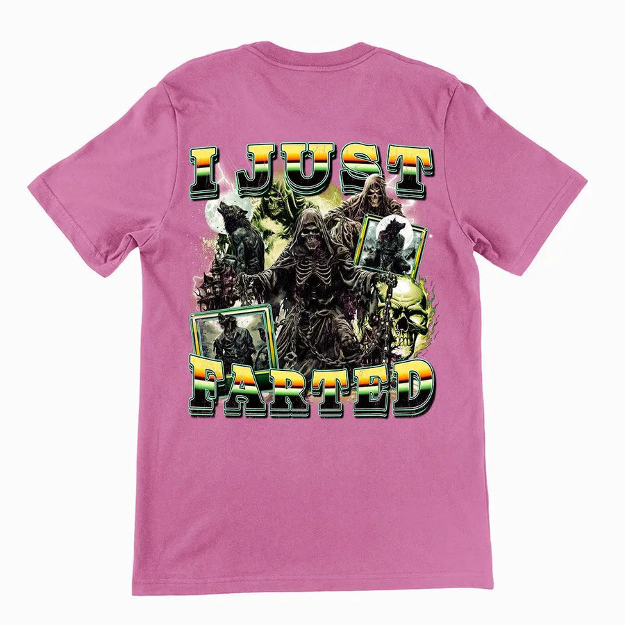 I Just Farted t-shirt (backprint) - Orbital Clothing