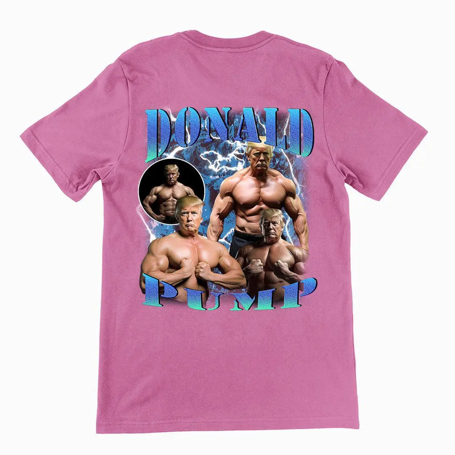 Donald Pump t-shirt (backprint) - Orbital Clothing