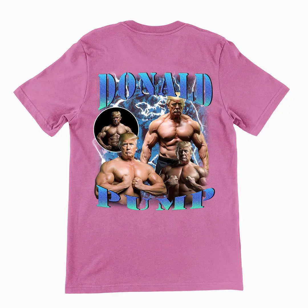 Donald Pump t-shirt (backprint) - Orbital Clothing