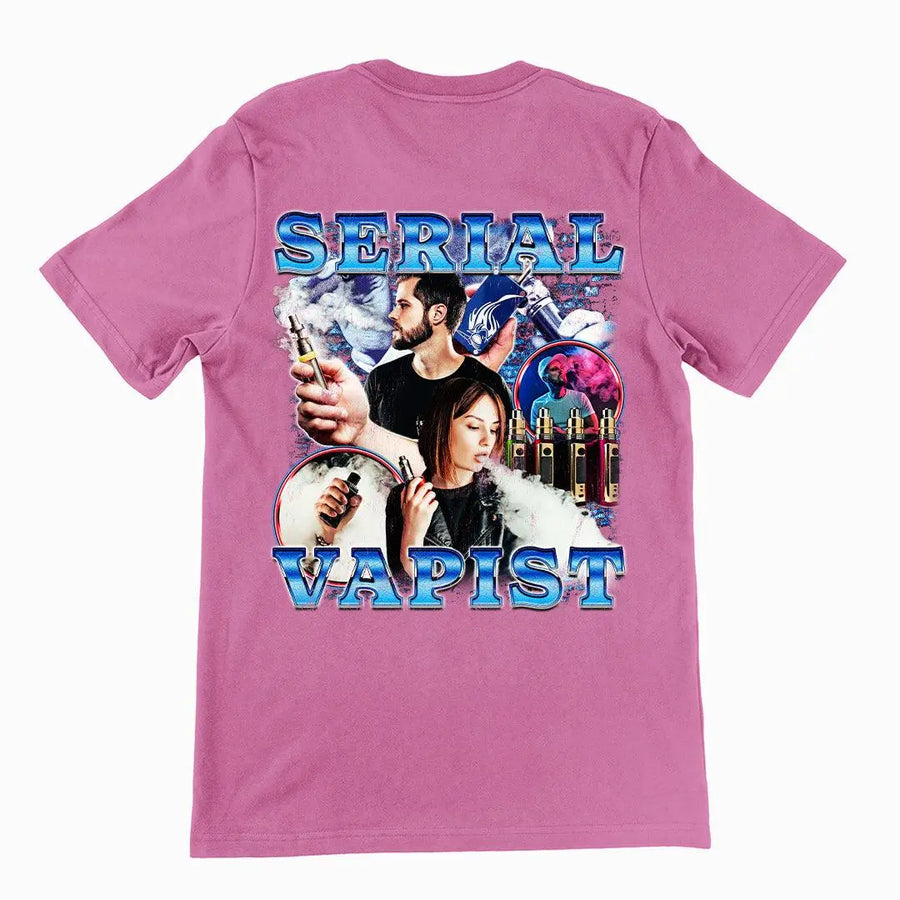 Serial Vapist t-shirt (backprint) - Orbital Clothing