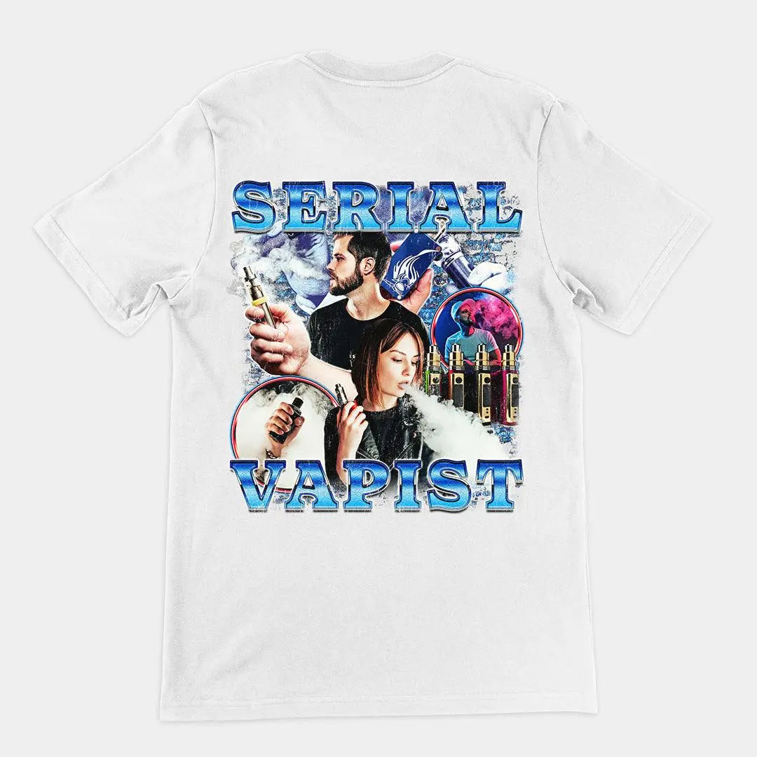Serial Vapist t-shirt (backprint) - Orbital Clothing