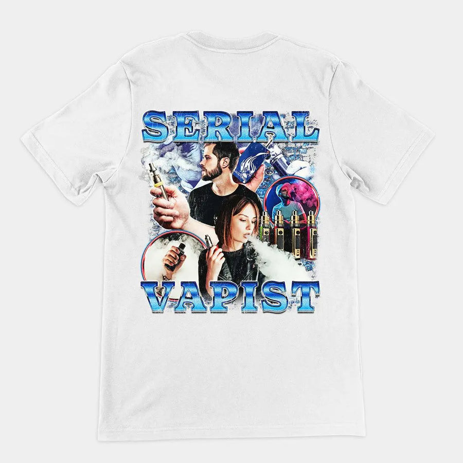 Serial Vapist t-shirt (backprint) - Orbital Clothing