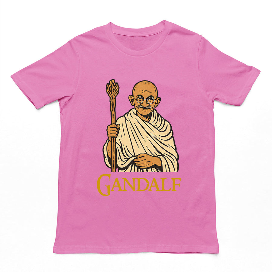 Gandalf (Ghandi) T-Shirt (backprint) Orbital Clothing