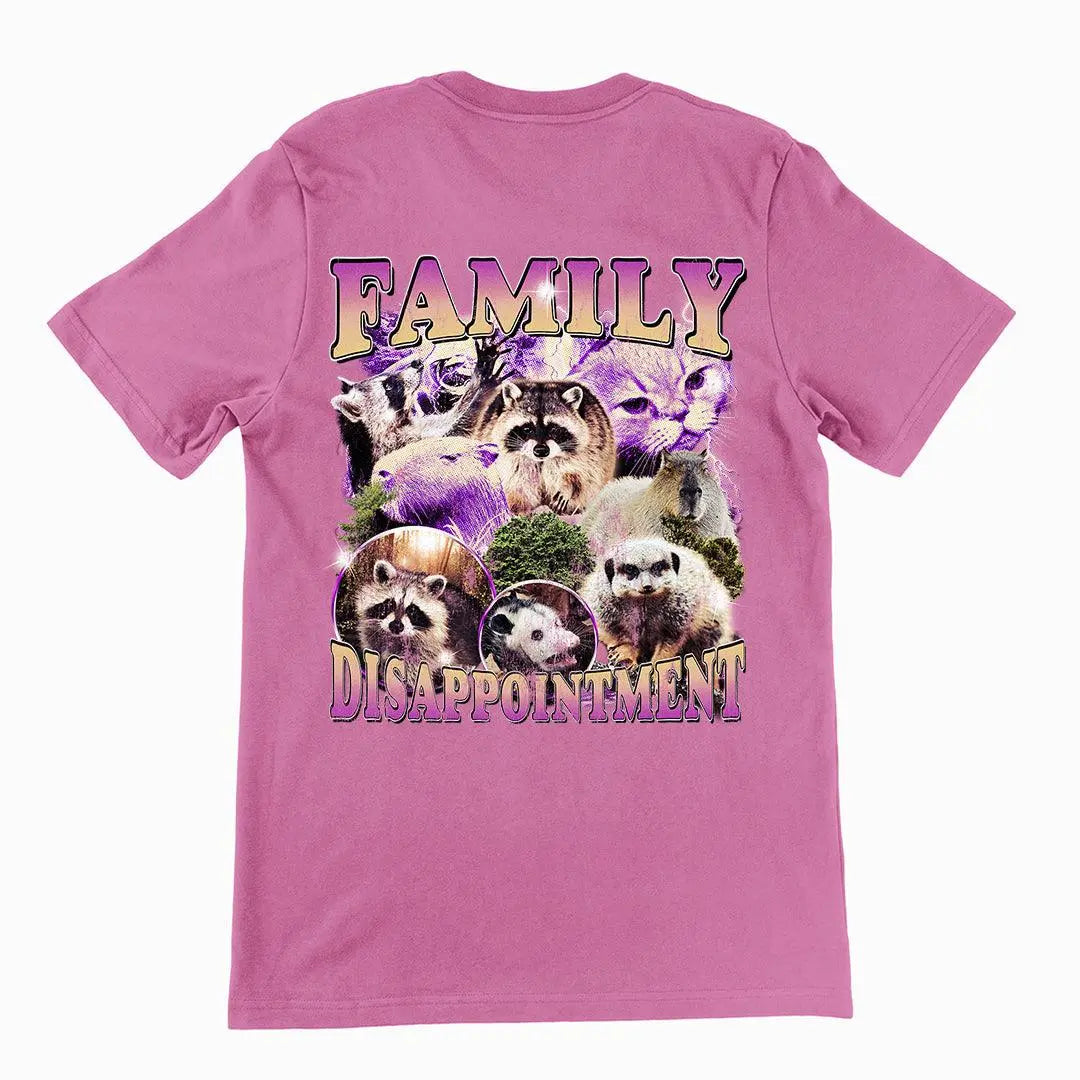 Family Dissapointment t-shirt (backprint) - Orbital Clothing