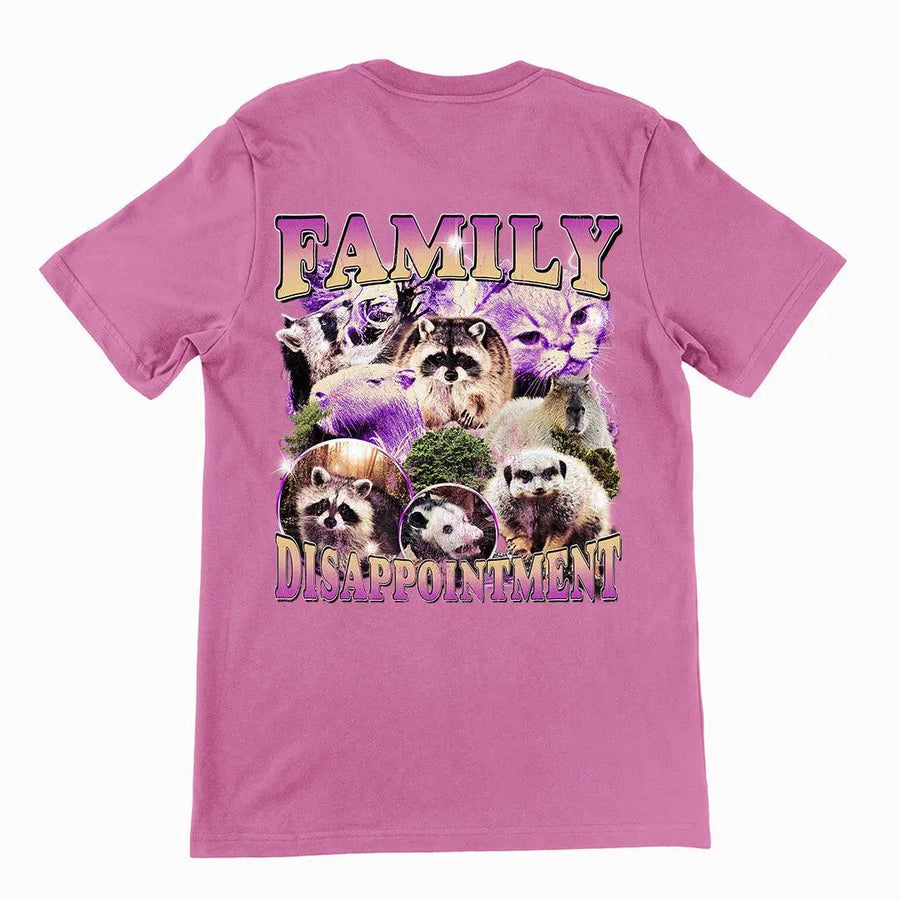 Family Dissapointment t-shirt (backprint) - Orbital Clothing