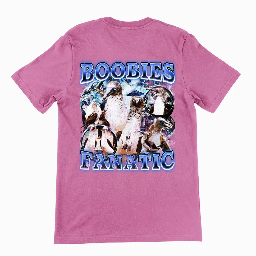 Boobies Fanatic t-shirt (backprint) - Orbital Clothing
