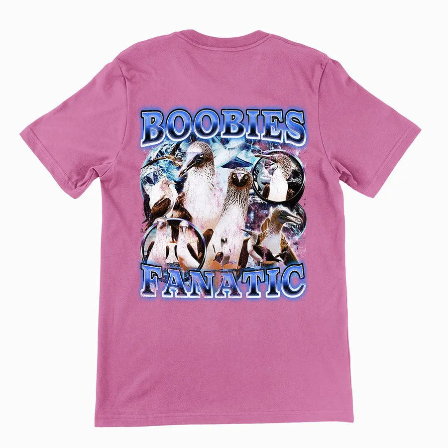 Boobies Fanatic t-shirt (backprint) - Orbital Clothing