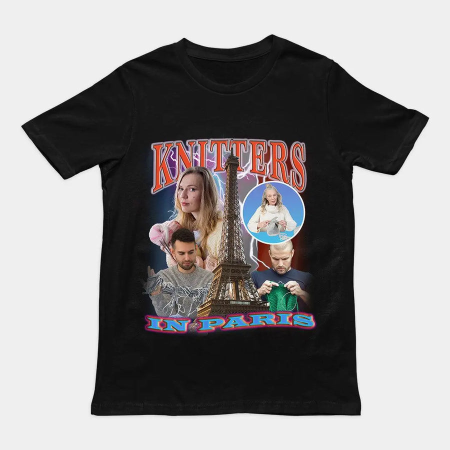 Knitters in Paris t-shirt - Orbital Clothing