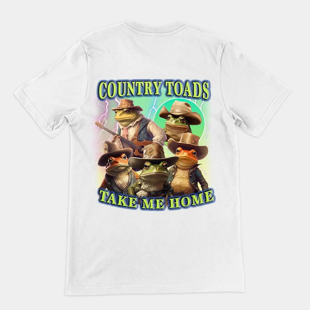 Country Toads Take me Home t-shirt (backprint) - Orbital Clothing