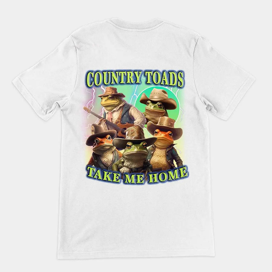 Country Toads Take me Home t-shirt (backprint) - Orbital Clothing