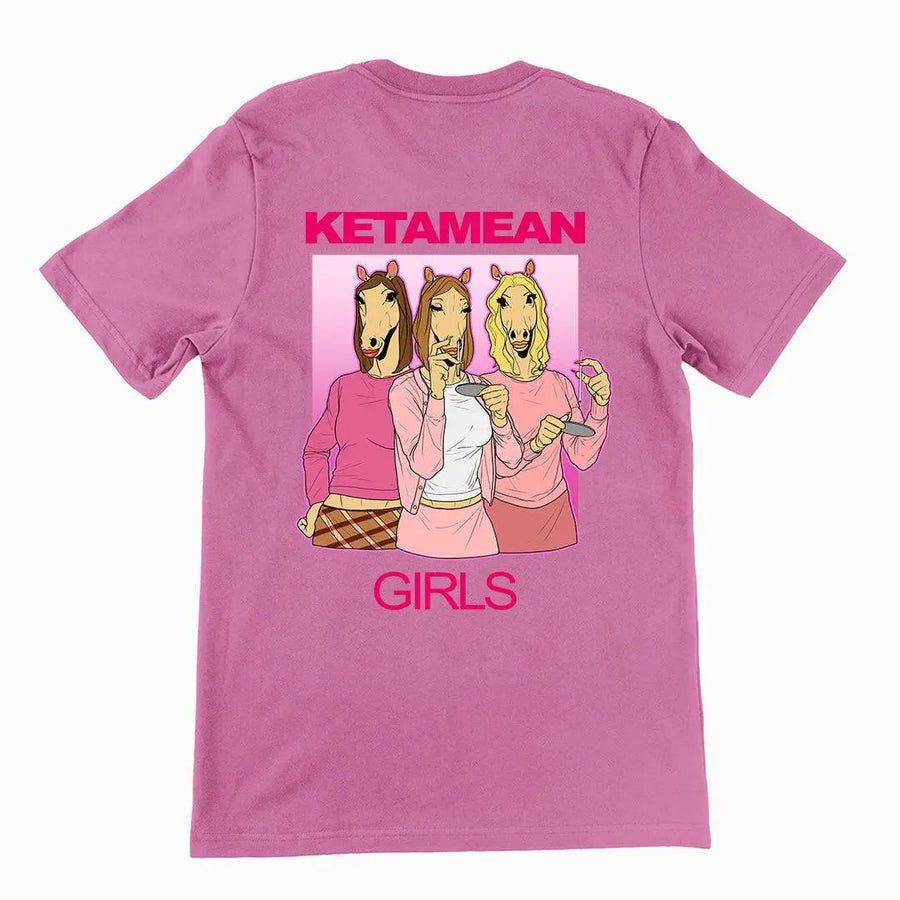 Ketamean Girls t-shirt (backprint) - Orbital Clothing