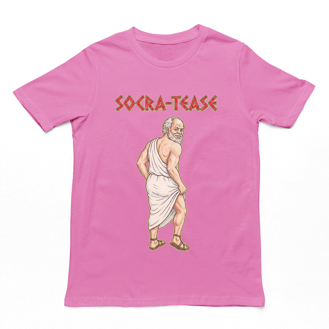 Socra-tease (Socrates being a tease) T-Shirt Orbital Clothing