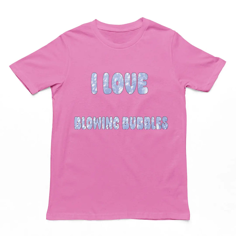 I love blowing bubbles T-Shirt Orbital Clothing