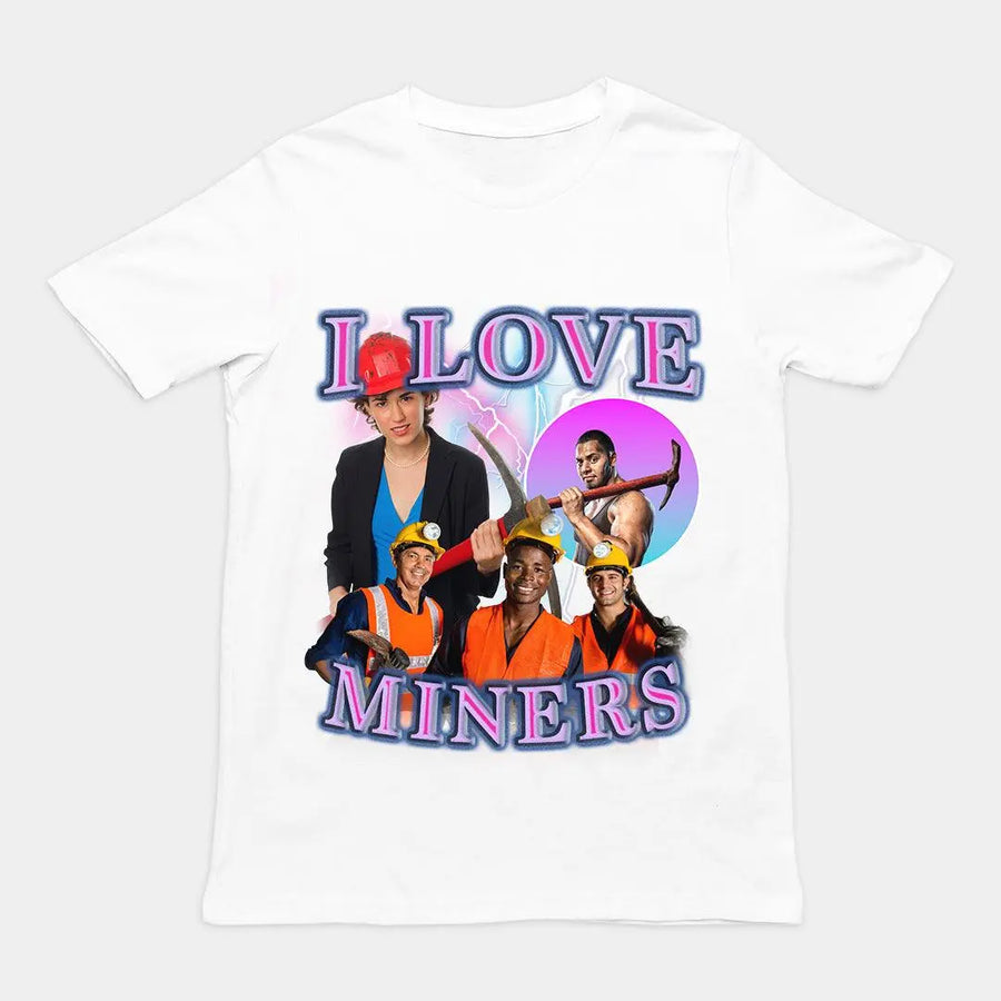 I Love Miners t-shirt - Orbital Clothing