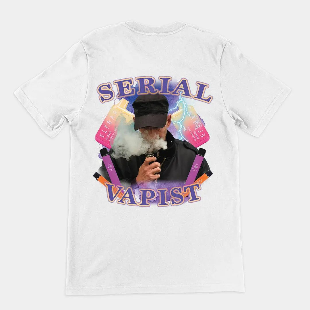 Serial Vapist (OG design) t-shirt (backprint) - Orbital Clothing