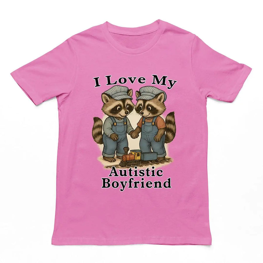 I Love my Autistic Boyfriend T-Shirt - Orbital Clothing