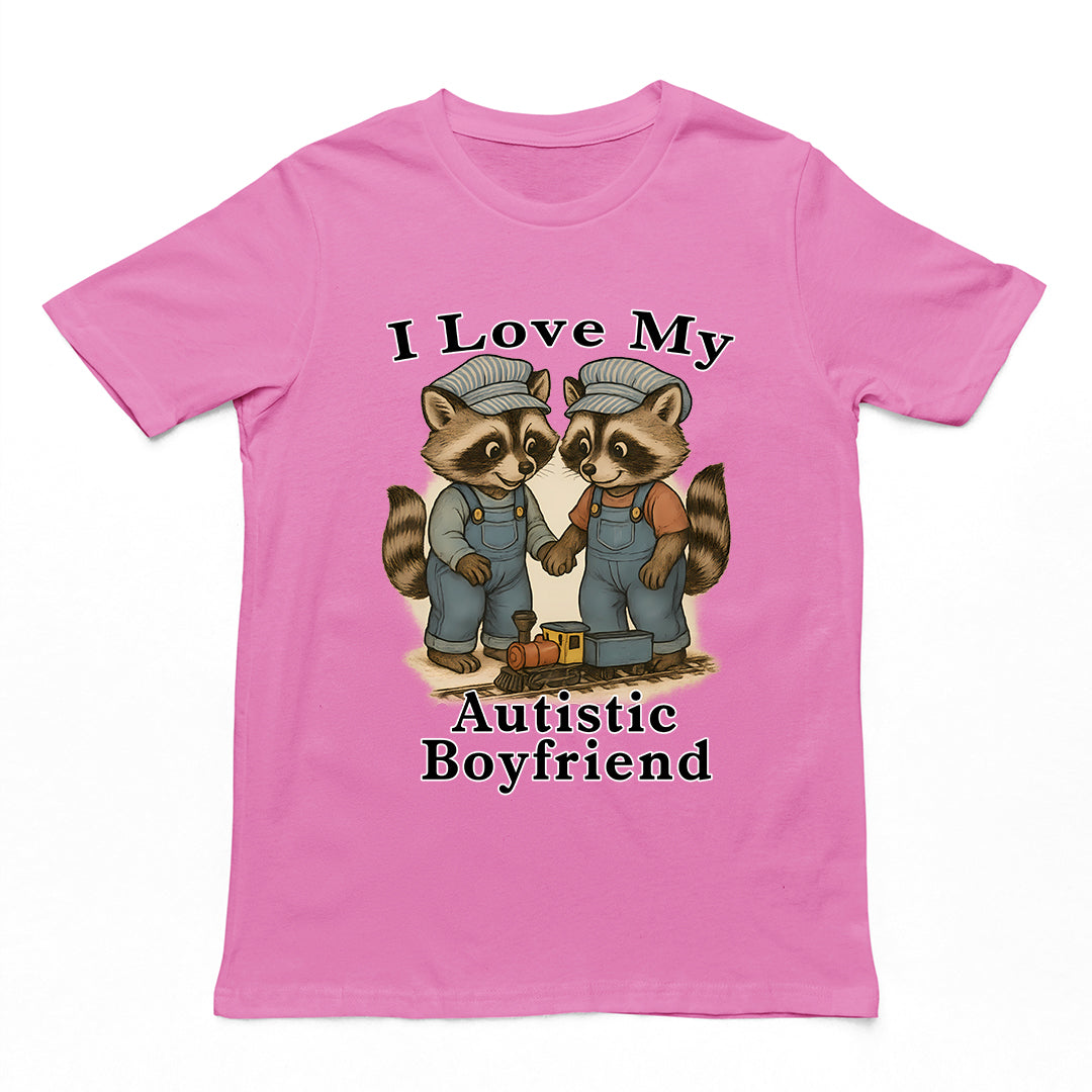 I Love my Autistic Boyfriend T-Shirt