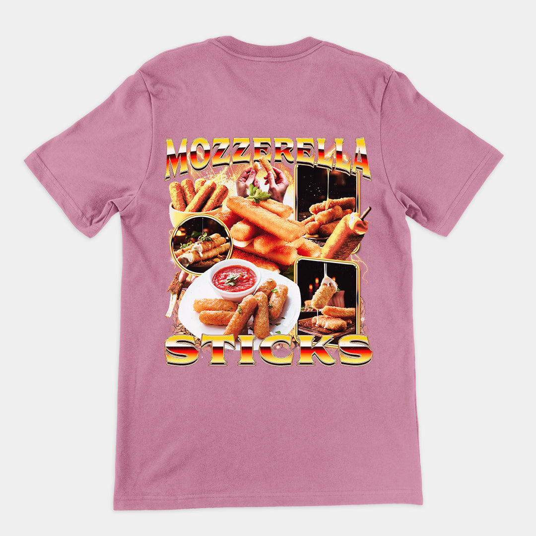 Mozzerella Sticks t-shirt (backprint)