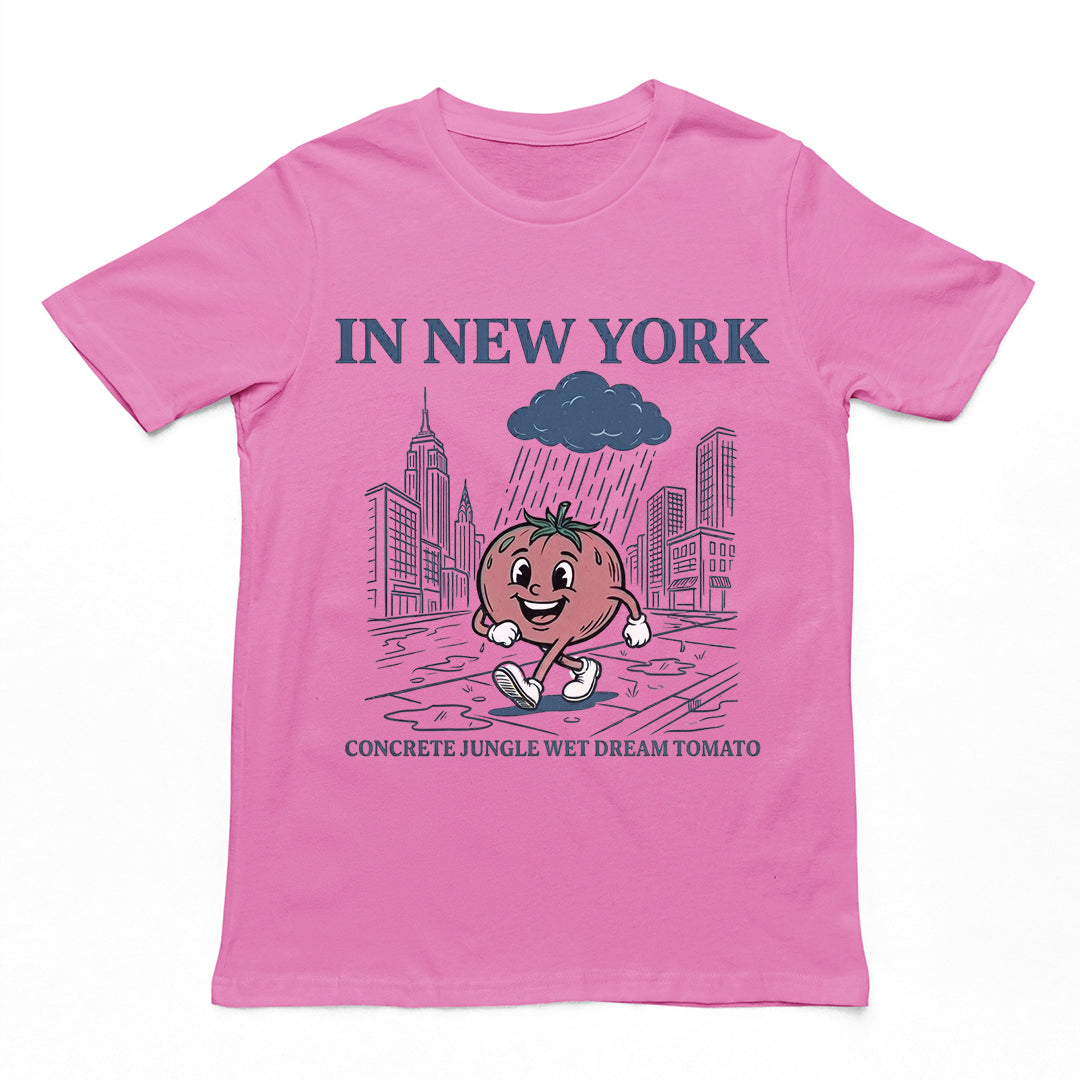 In New York Concrete Jungle Wet Dream Tomato T-Shirt Orbital Clothing