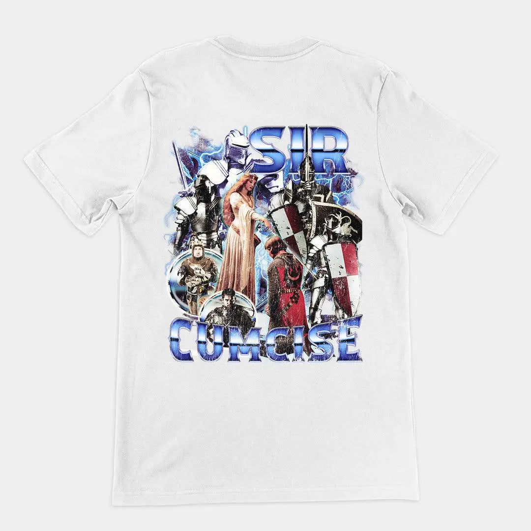 Sir Cumcise t-shirt (backprint) - Orbital Clothing