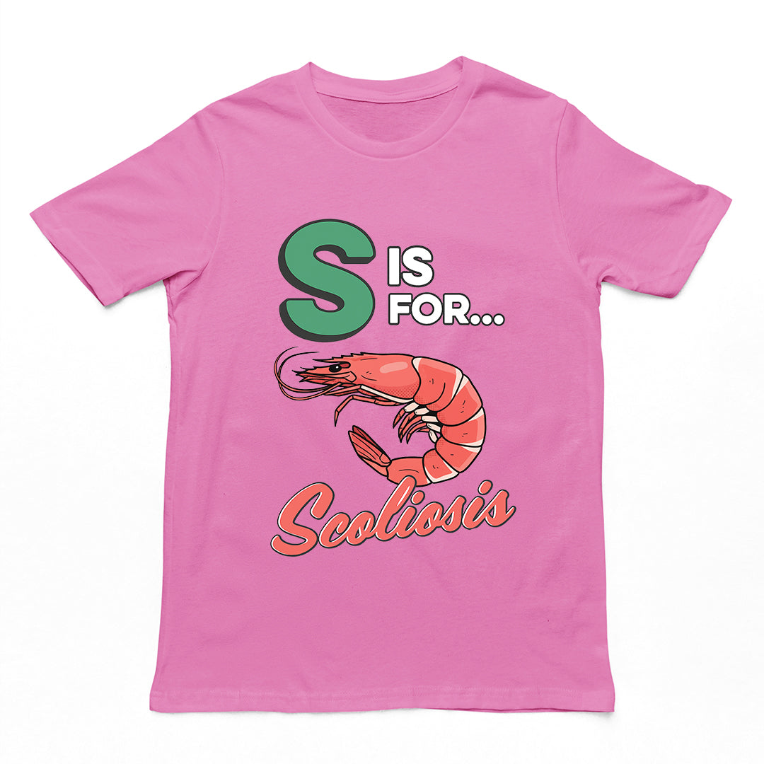 S is for Scoliosis T-Shirt Orbital Clothing
