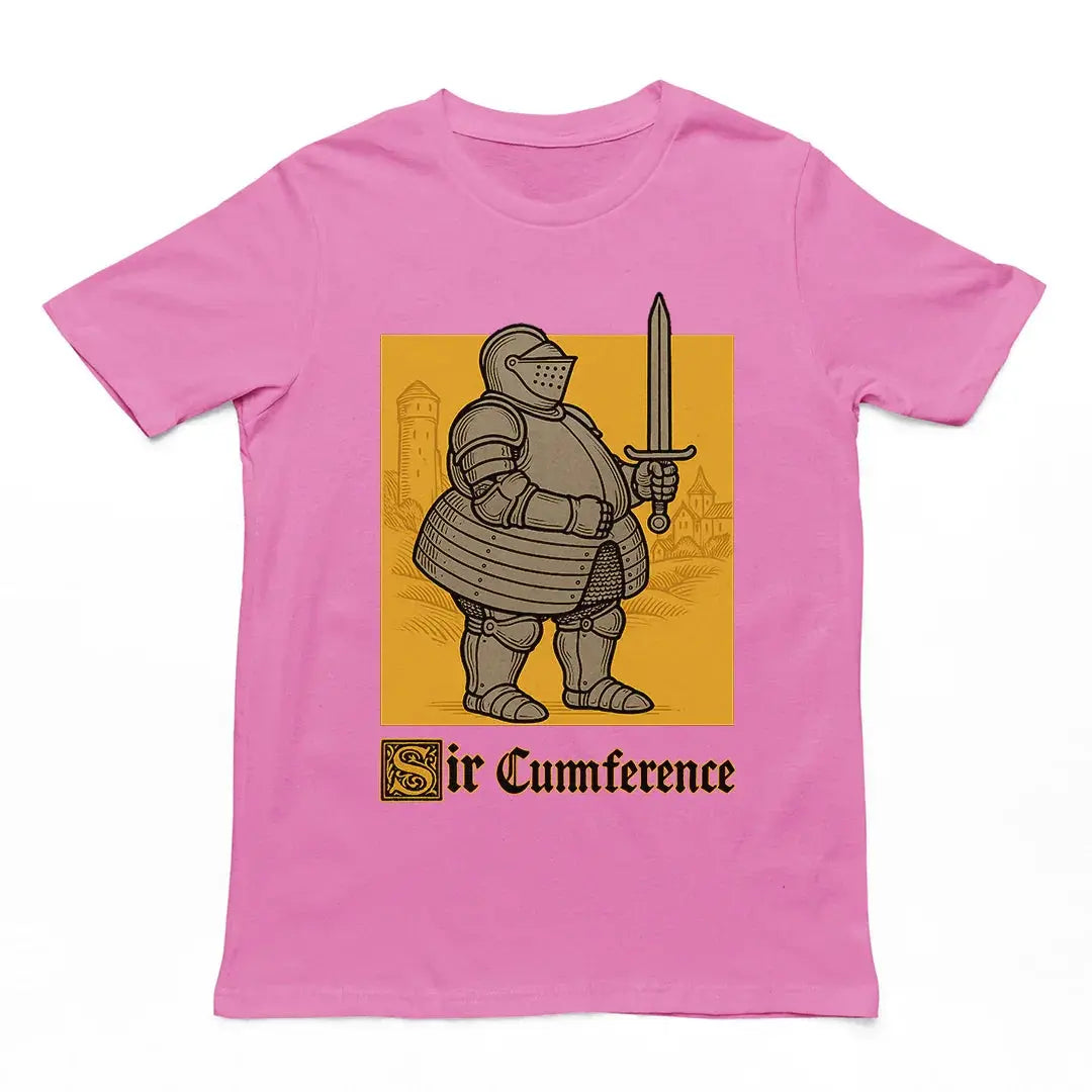 Sir Cumference (Fat Knight) T-Shirt - Orbital Clothing