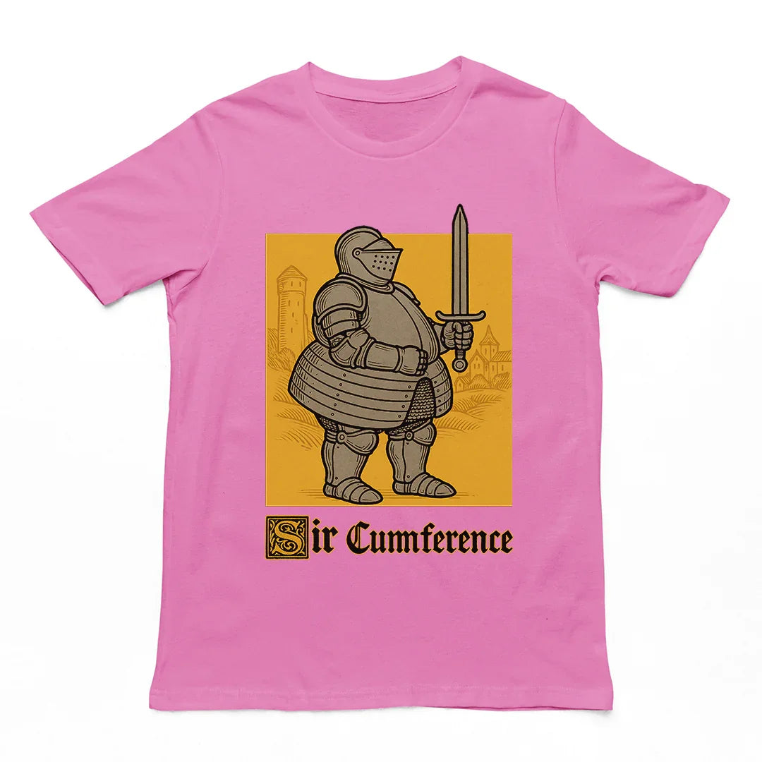 Sir Cumference (Fat Knight) T-Shirt - Orbital Clothing