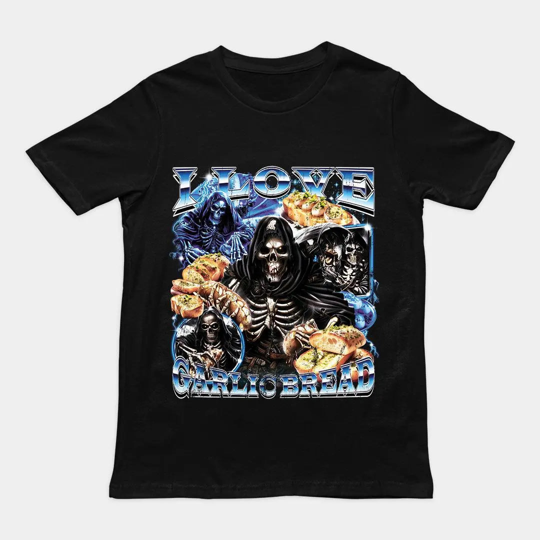 I Love Garlic Bread t-shirt - Orbital Clothing