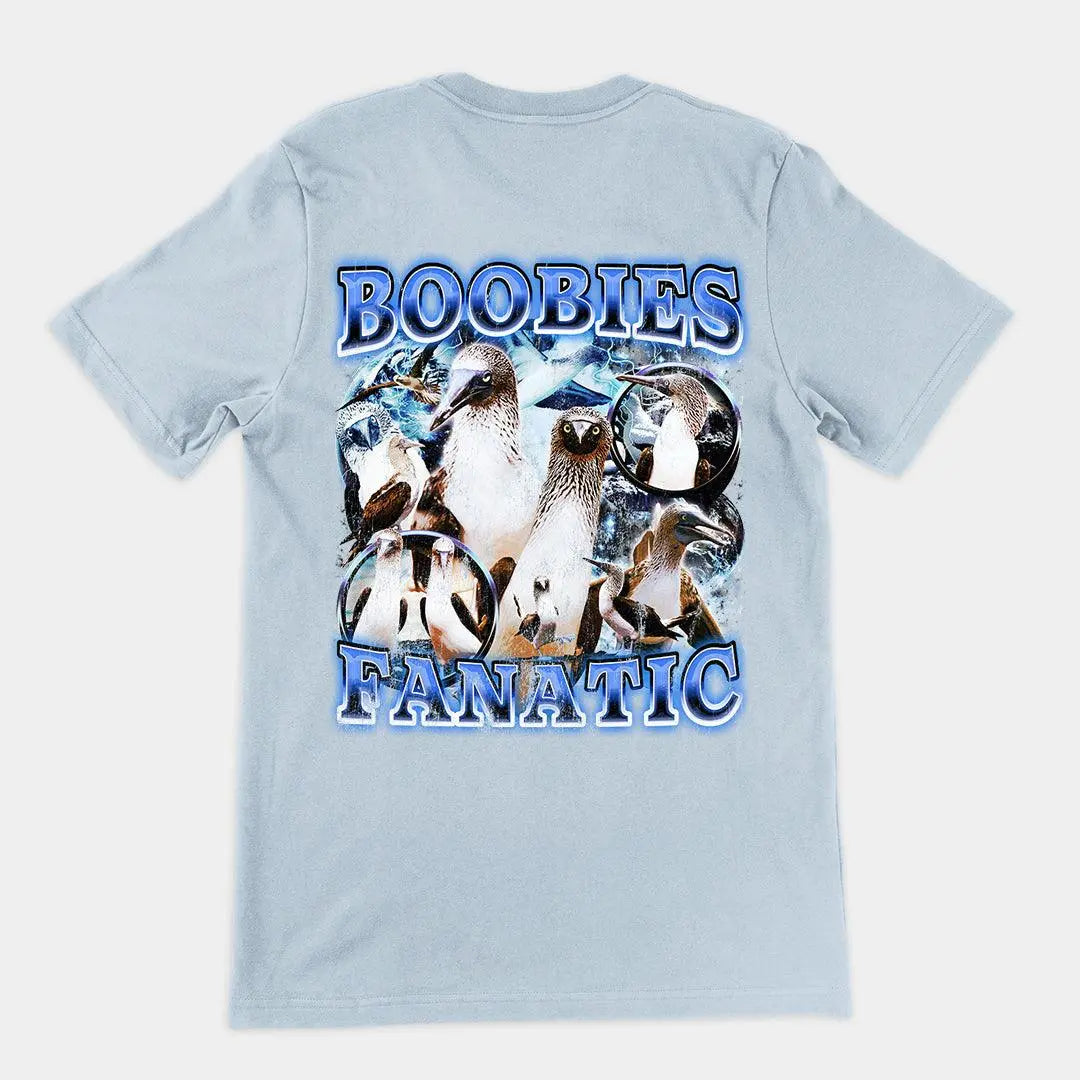 Boobies Fanatic t-shirt (backprint) - Orbital Clothing