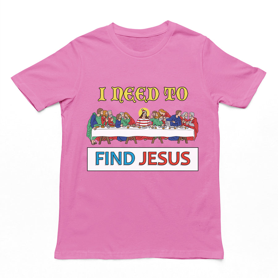 I need to find Jesus (Where's Wally) T-Shirt Orbital Clothing