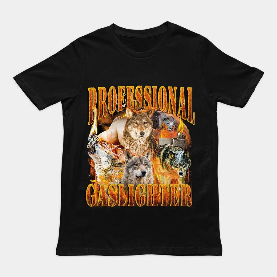 Professional Gaslighter t-shirt - Orbital Clothing